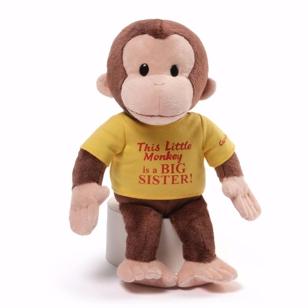 NEW GOTTA GETTA GUND CURIOUS GEORGE 12" MONKEY BIG SISTER